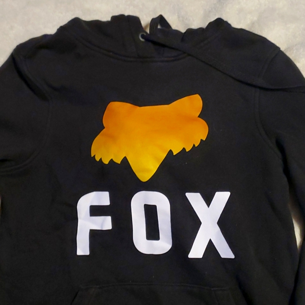 Womens small black Fox Racing hoodie